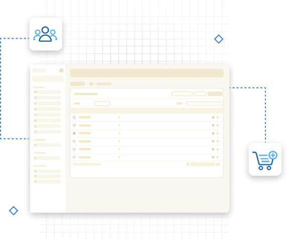 a graphic representation for ux/ui for a saas product